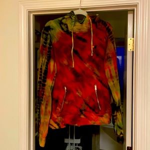 Aviator Nation ninja hoodie XL unisex tie dye